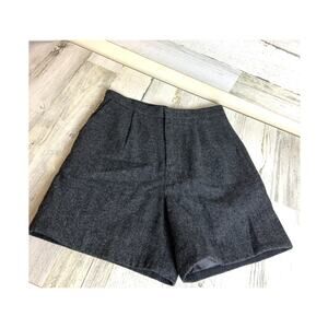 Jessy Show Room by Jessyline Women’s Medium Gray Wool Blend Lined Dress Shorts